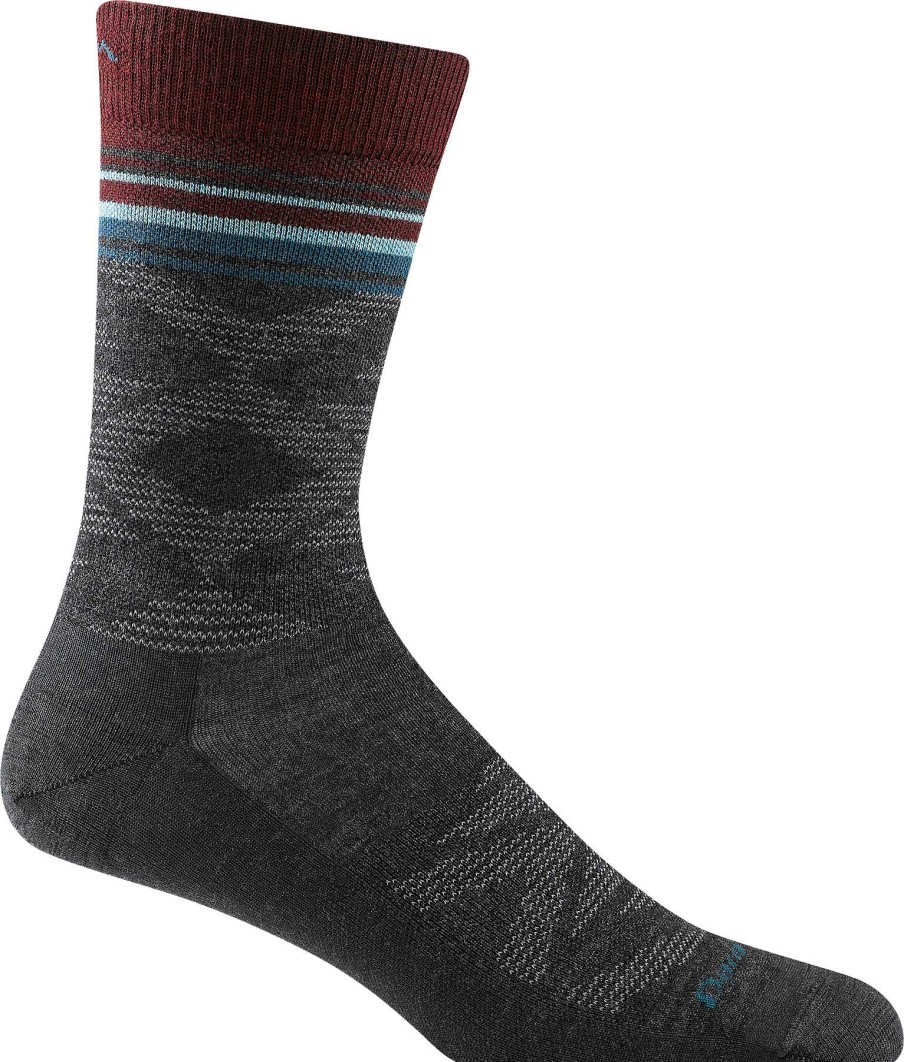 Men'S Darn Tough Socks | Neo Geo Crew Lightweight Lifestyle Socks For Men