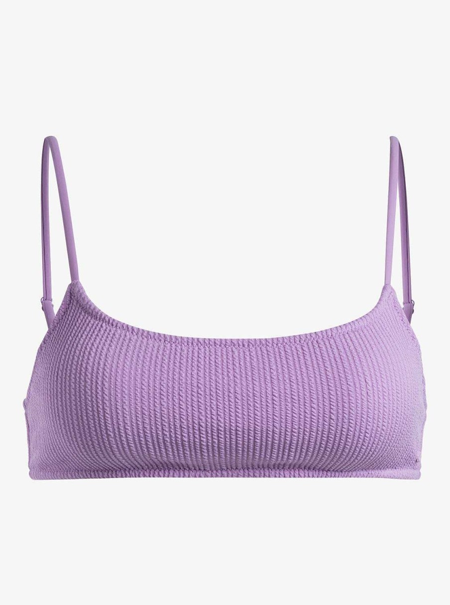 Women'S Roxy Swimwear | Aruba Basic Bralette Bikini Top Crocus Petal