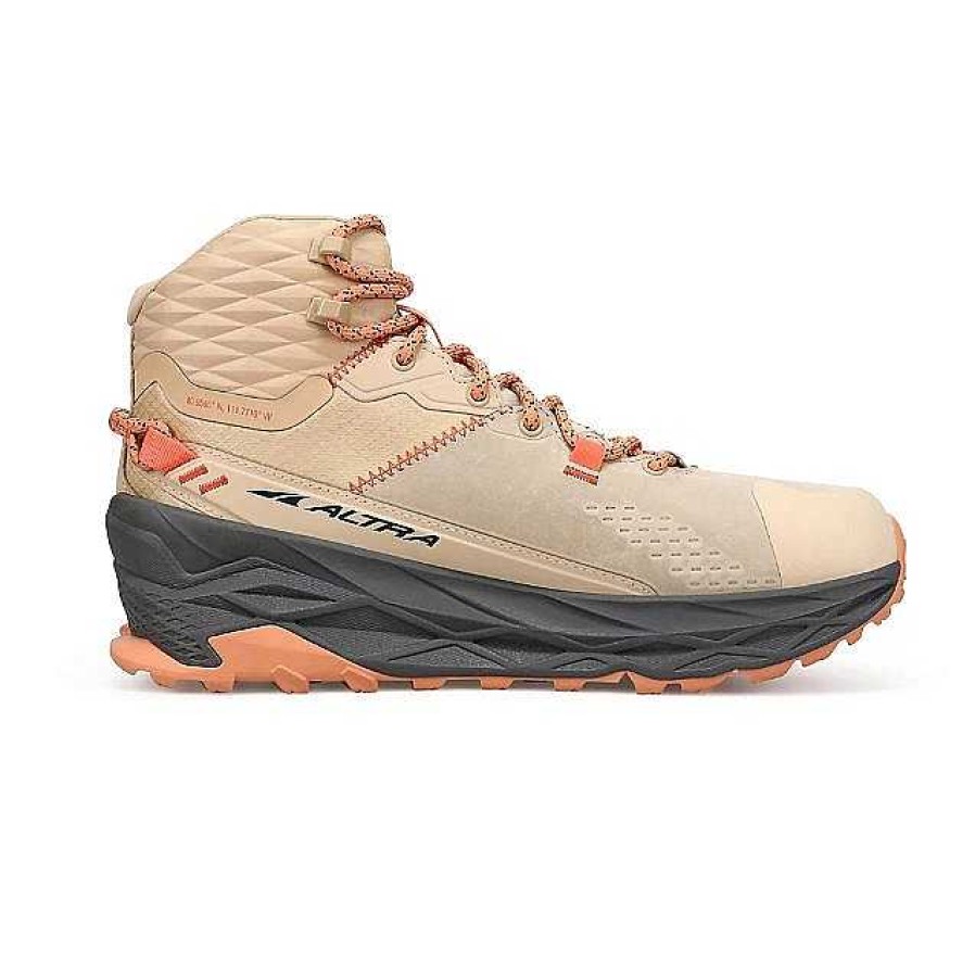 Footwear Altra Shoes | Olympus 5 Hike Mid Gtx For Women Sand