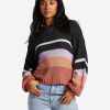 Women'S Billabong Shirts | Seeing Double Crop Crewneck Sweater For Women Lilac Breeze