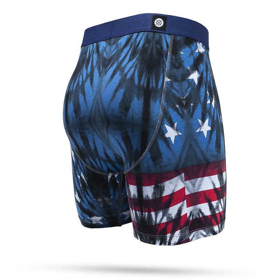 Men'S Stance Baselayers & Underwear | Banner Boxer Brief For Men Blue