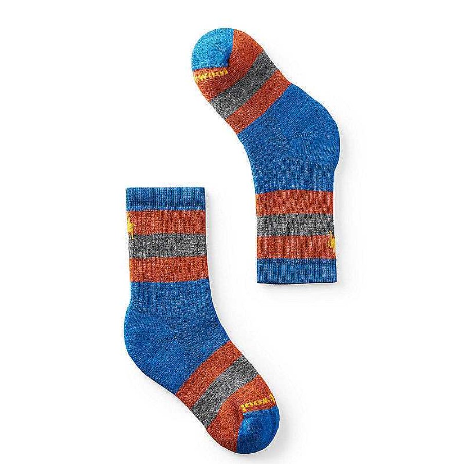 Kids' Smartwool Socks | Hike Full Cushion Striped Crew Socks For Kids