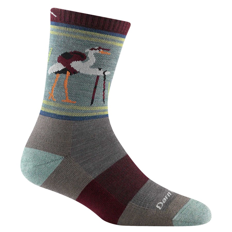 Women'S Darn Tough Socks | Critter Club Micro Crew Lightweight Hiking Socks For Women