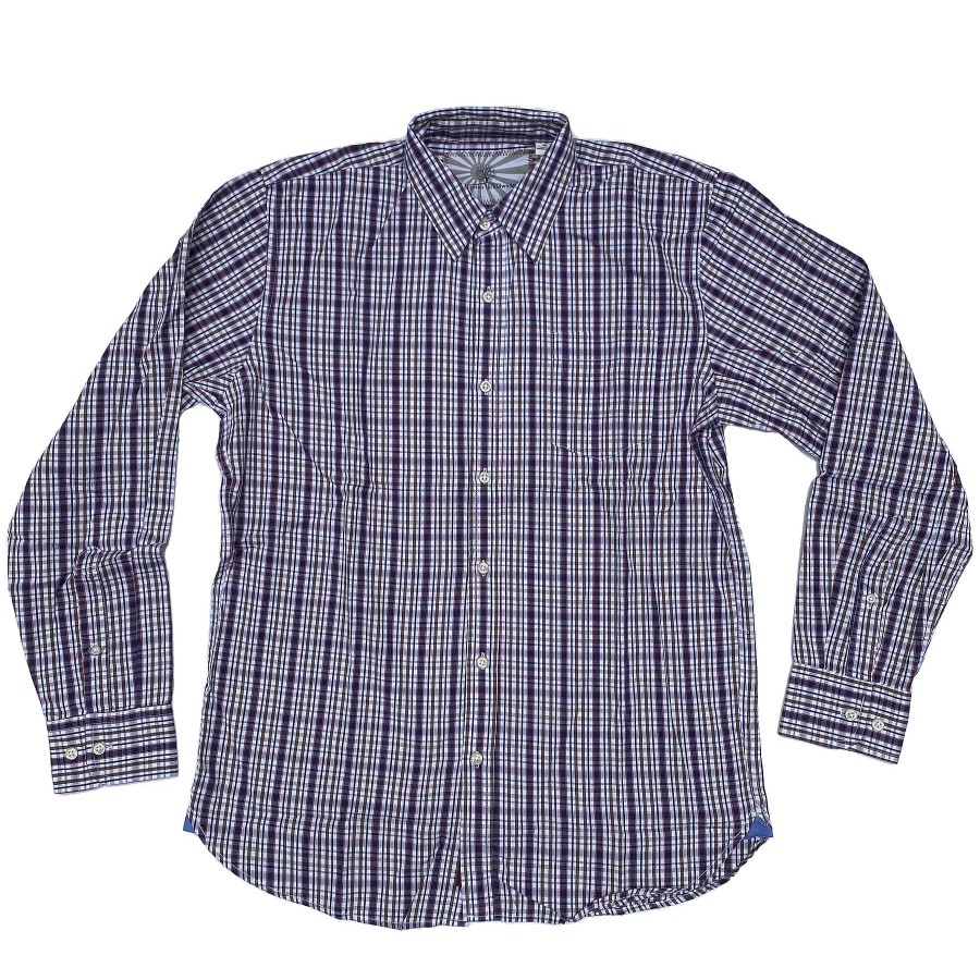 Half-Moon Collection Half-Moon Threadworks Half-Moon Apparel | Half-Moon Threadworks Long Sleeve Oxford Shirt For Men