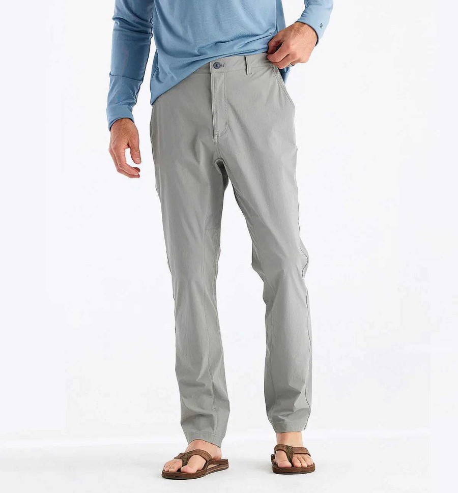 Men'S Free Fly Apparel Pants | Latitude Pant For Men Cement