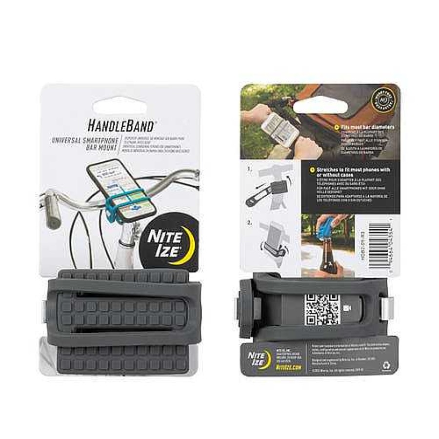 Gear Nite Ize | Handleband Universal Smartphone Bar Mount Charcoal