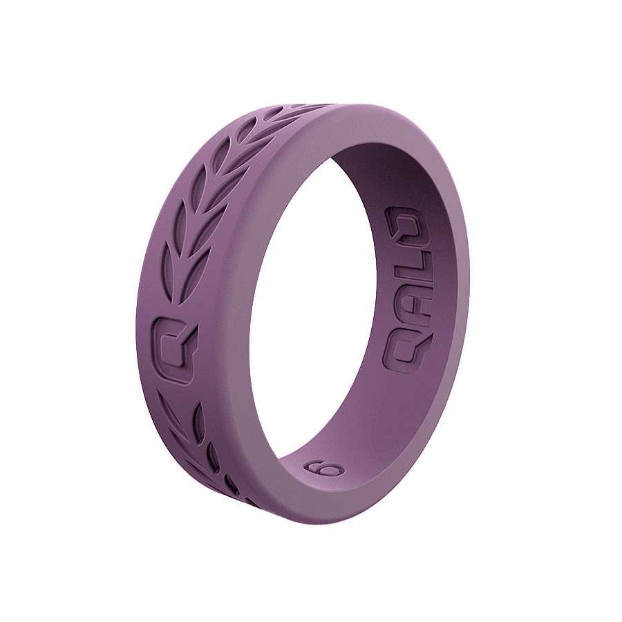 Women'S Qalo Jewelry | Laurel Silicone Ring For Women Lilac