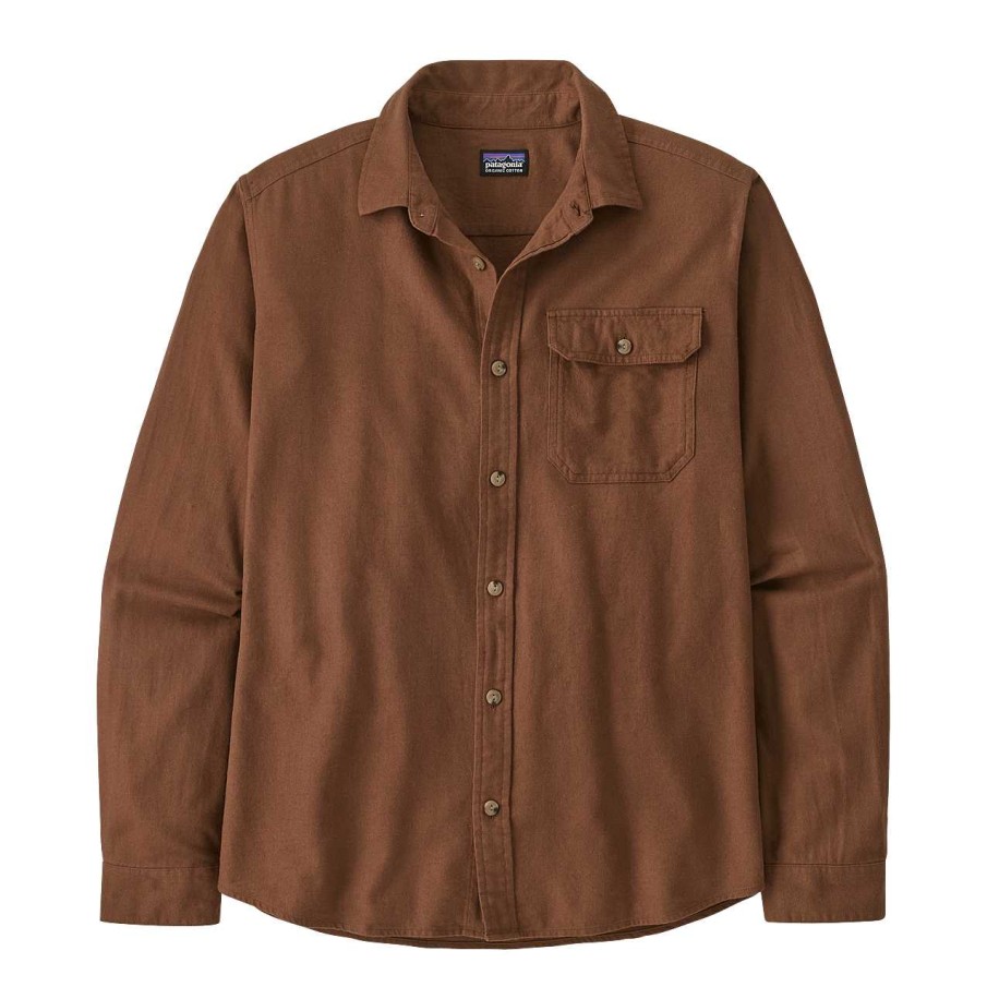 Men'S Patagonia Shirts | Long-Sleeved Cotton In Conversion Fjord Flannel Shirt For Men