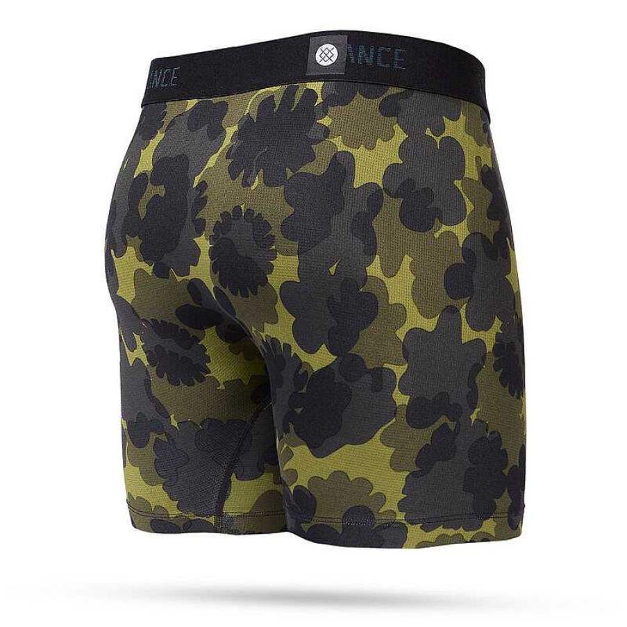 Men'S Stance Baselayers & Underwear | Hydrangea Boxer Brief For Men Green