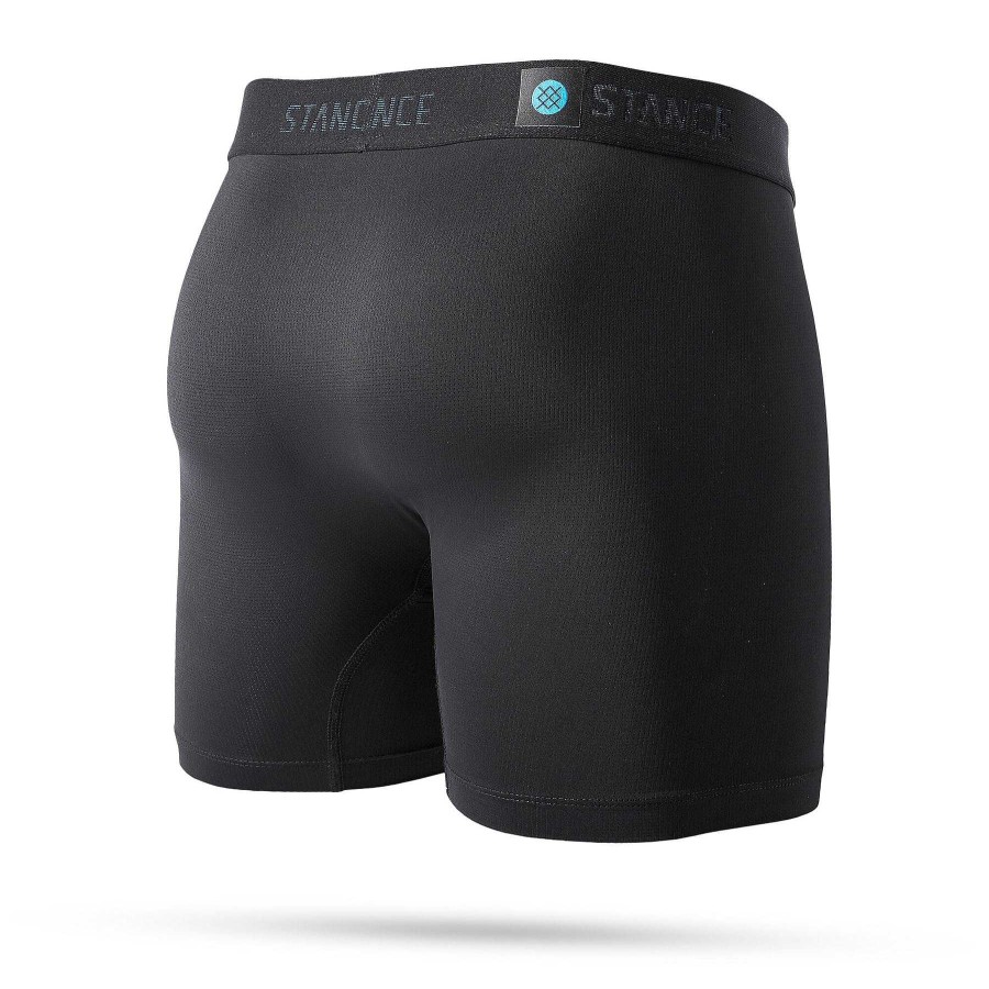 Men'S Stance Baselayers & Underwear | Purer 6In Boxer Briefs With Wholester For Men Black