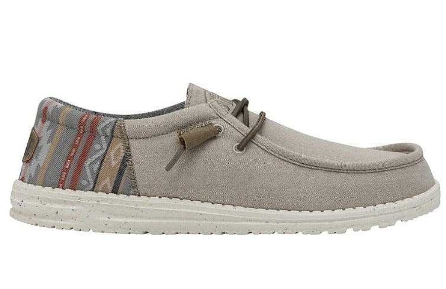 Footwear Hey Dude Shoes | Wally Eco Funk For Men Sand