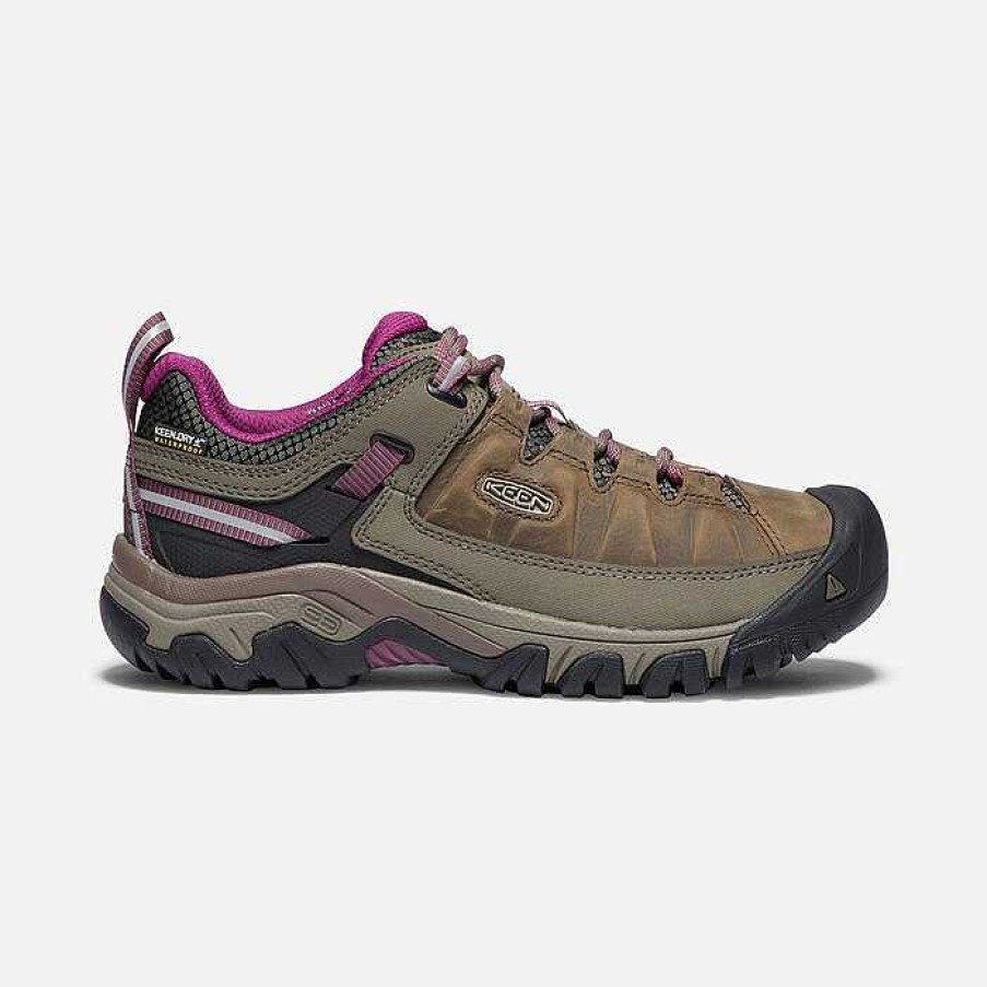 Footwear Keen Shoes | Targhee Iii Waterproof Shoes For Women Weiss/Boysenberry