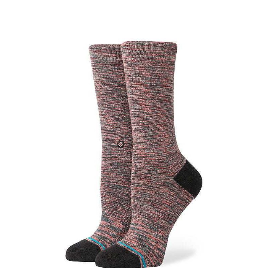 Women'S Stance Socks | Dusk To Dawn Butter Blend Crew Socks Black