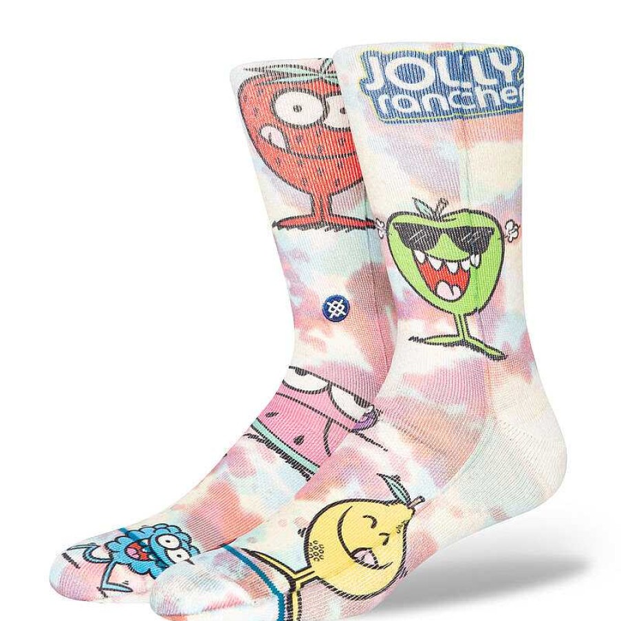 Men'S Stance Socks | Jolly Rancher X Stance Poly Crew Socks For Men Multi