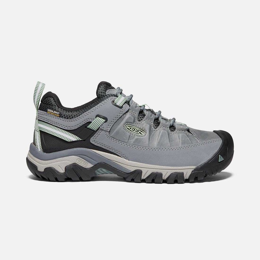 Footwear Keen Shoes | Targhee Iii Waterproof Shoes For Women Bleacher/Duck Green