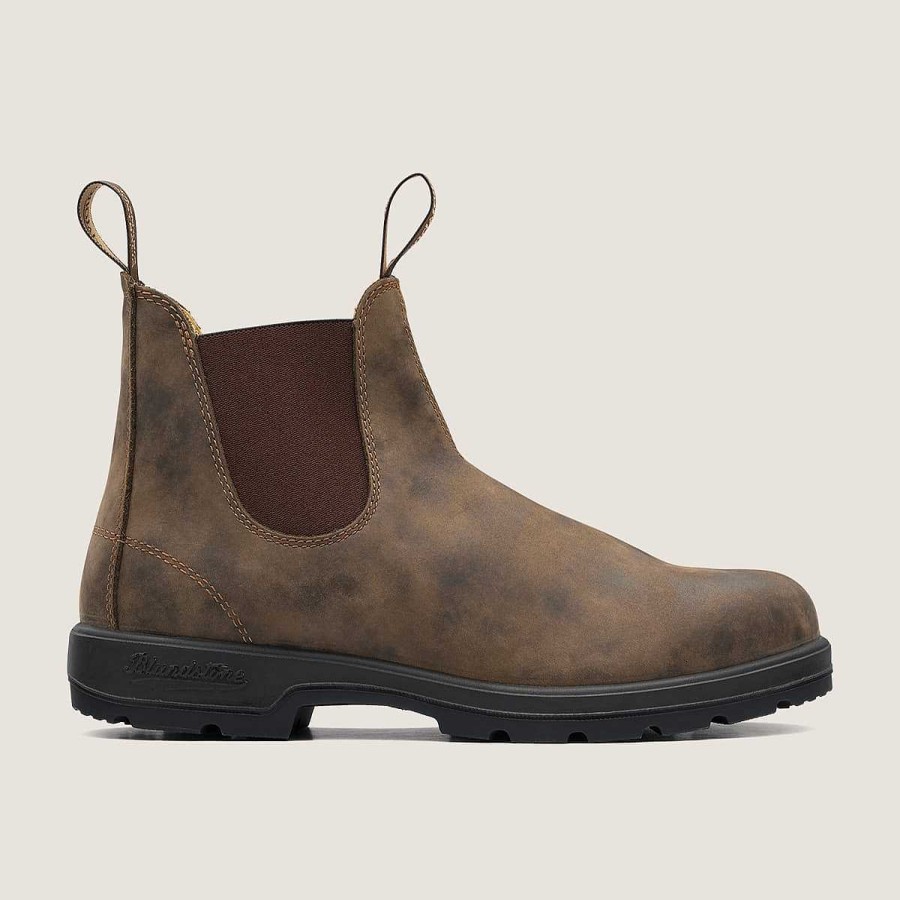 Footwear Blundstone Boots | Unisex 585 Chelsea Boots Rustic Brown