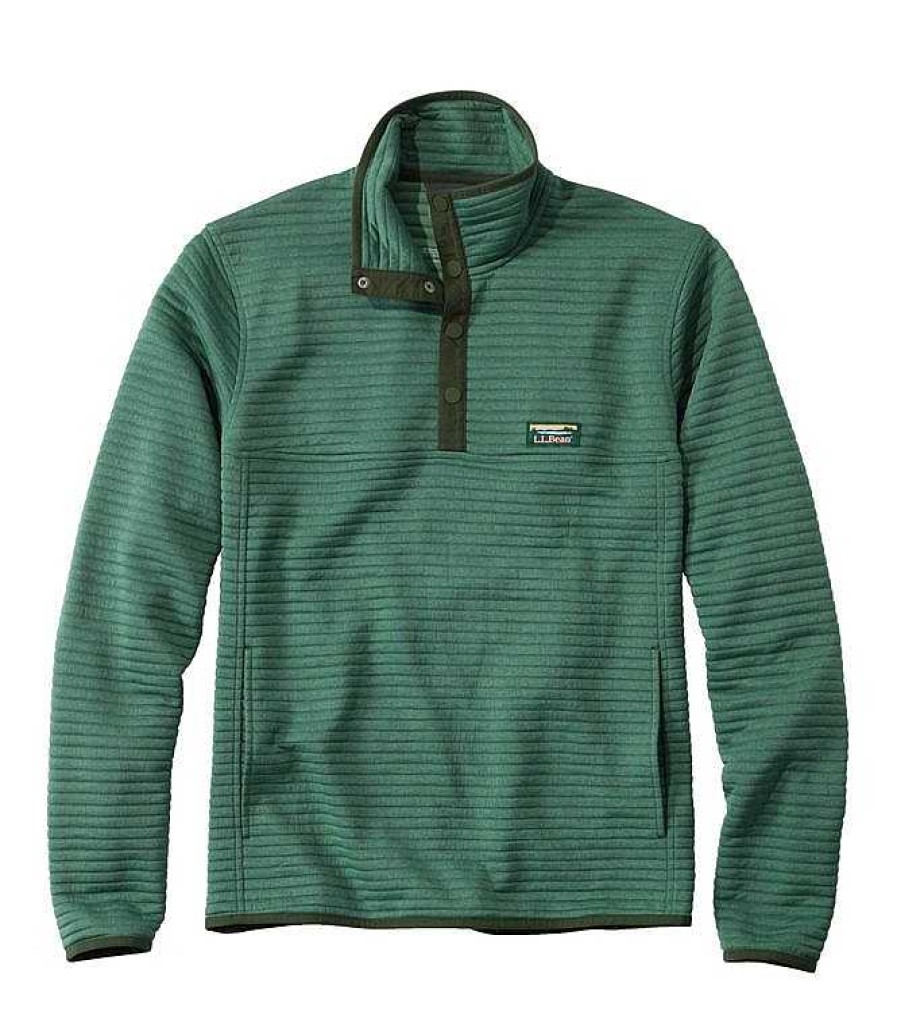 Men'S L.L.Bean Shirts | Airlight Knit Pullover For Men Light Everglade Heather