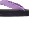 Footwear Rainbow Sandals | Grombows Narrow Strap Sandals For Kids Purple/Black