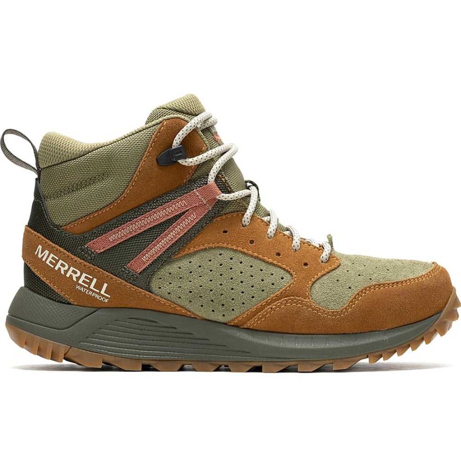 Footwear Merrell Boots | Wildwood Mid Ltr Waterproof Boots For Women Forest