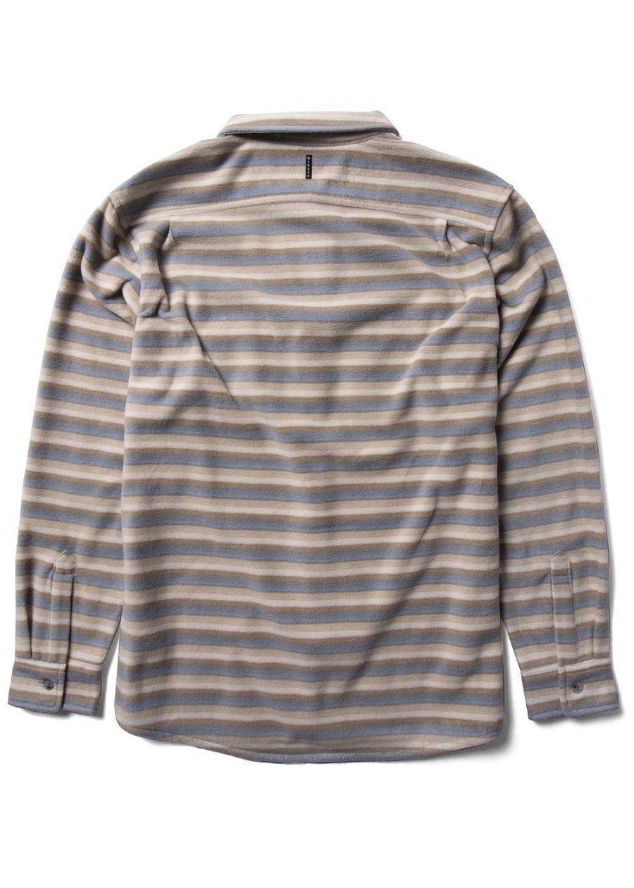 Men'S Vissla Fleece | Eco-Zy Long Sleeve Polar Flannel For Men