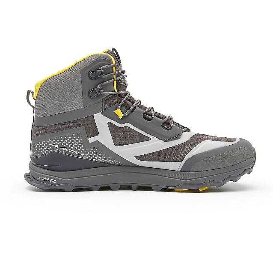 Footwear Altra Shoes | Lone Peak All-Weather Mid For Men Gray/Yellow