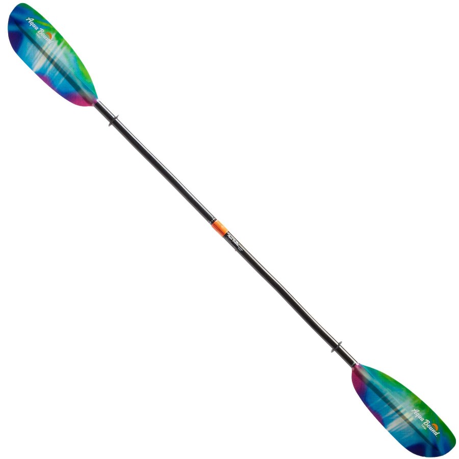 Gear Aqua-Bound Tech | Tango Fiberglass 2-Piece Straight Shaft Kayak Paddle Northern Lights