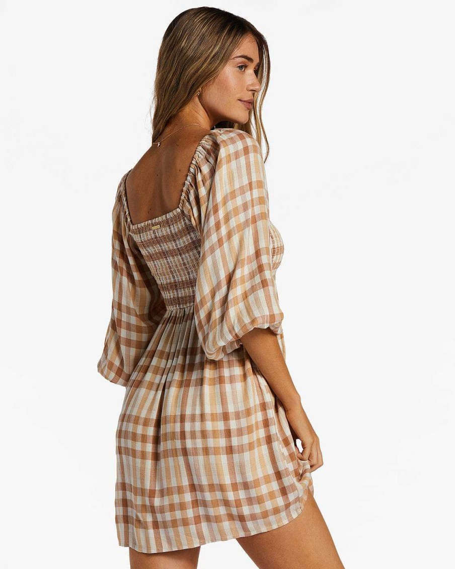 Women'S Billabong Dresses & Rompers | Paradise Days Mini Dress Truffle