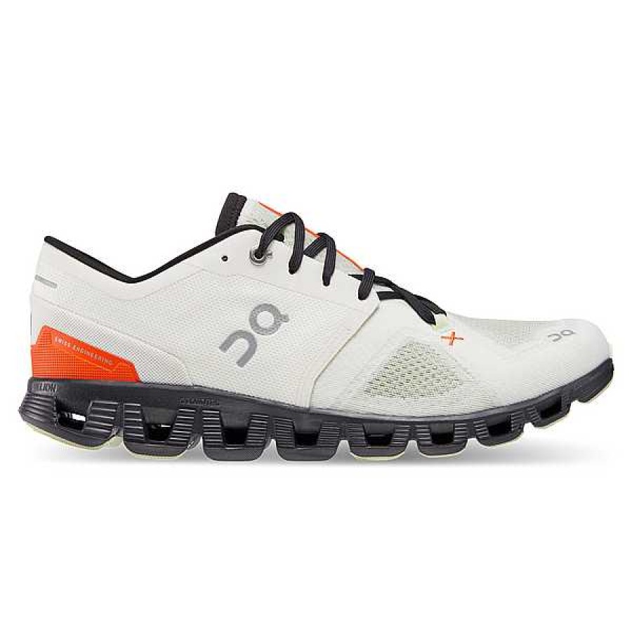 Footwear On Shoes | Cloud X 3 Shoes For Men Ivory/Flame