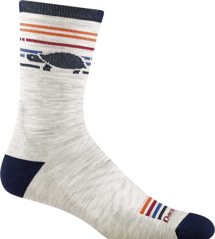 Men'S Darn Tough Socks | Pacer Micro Crew Ulta-Lightweight Running Socks For Men Ash