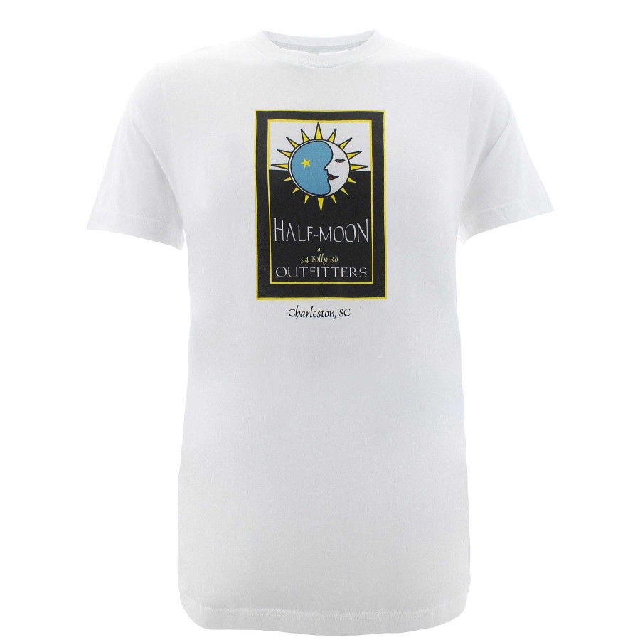 Half-Moon Collection Half-Moon Outfitters Half-Moon Apparel | Turn90- Folly Rd Original Logo Short Sleeve T-Shirt White