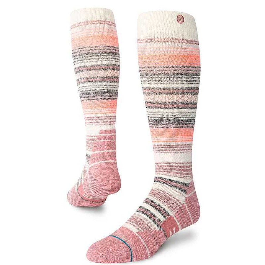 Men'S Stance Socks | Performance Wool Snow Otc Socks Curren - Dustyrose