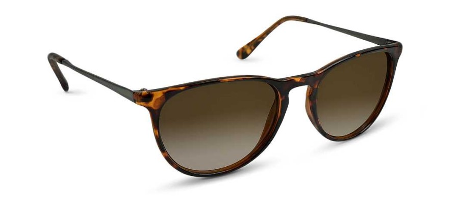 Men'S Nectar Sunglasses & Goggles | Shockoe Sunglasses Dark Tortoise - Gradient Amber Lens