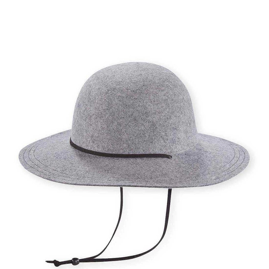 Women'S Pistil Head & Neckwear | Tegan Wide Brim Hat For Women Gray