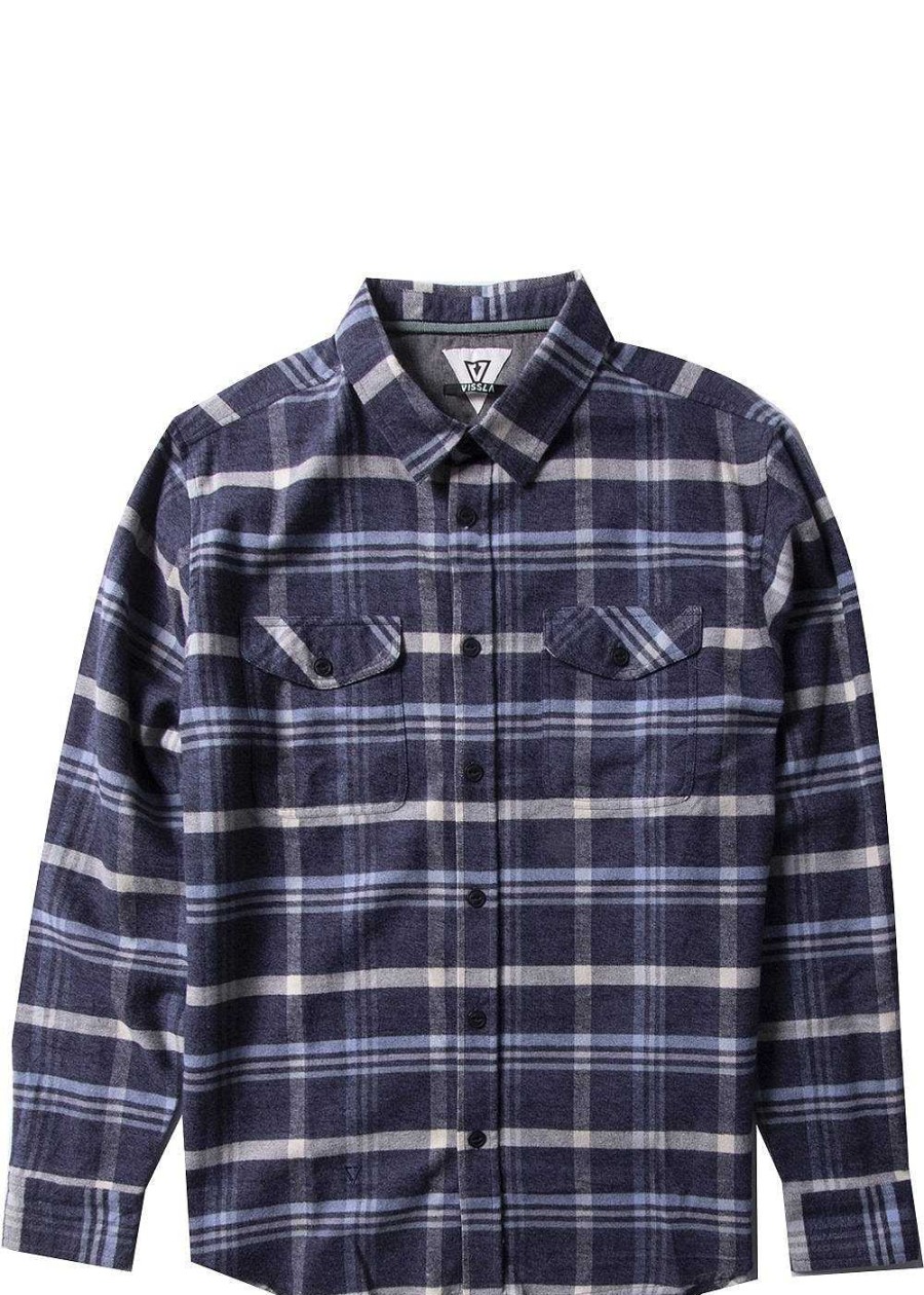 Men'S Vissla Shirts | Central Coast Long Sleeve Flannel For Men