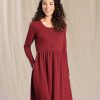 Women'S Toad&Co Dresses & Rompers | Piru Henley Dress For Women