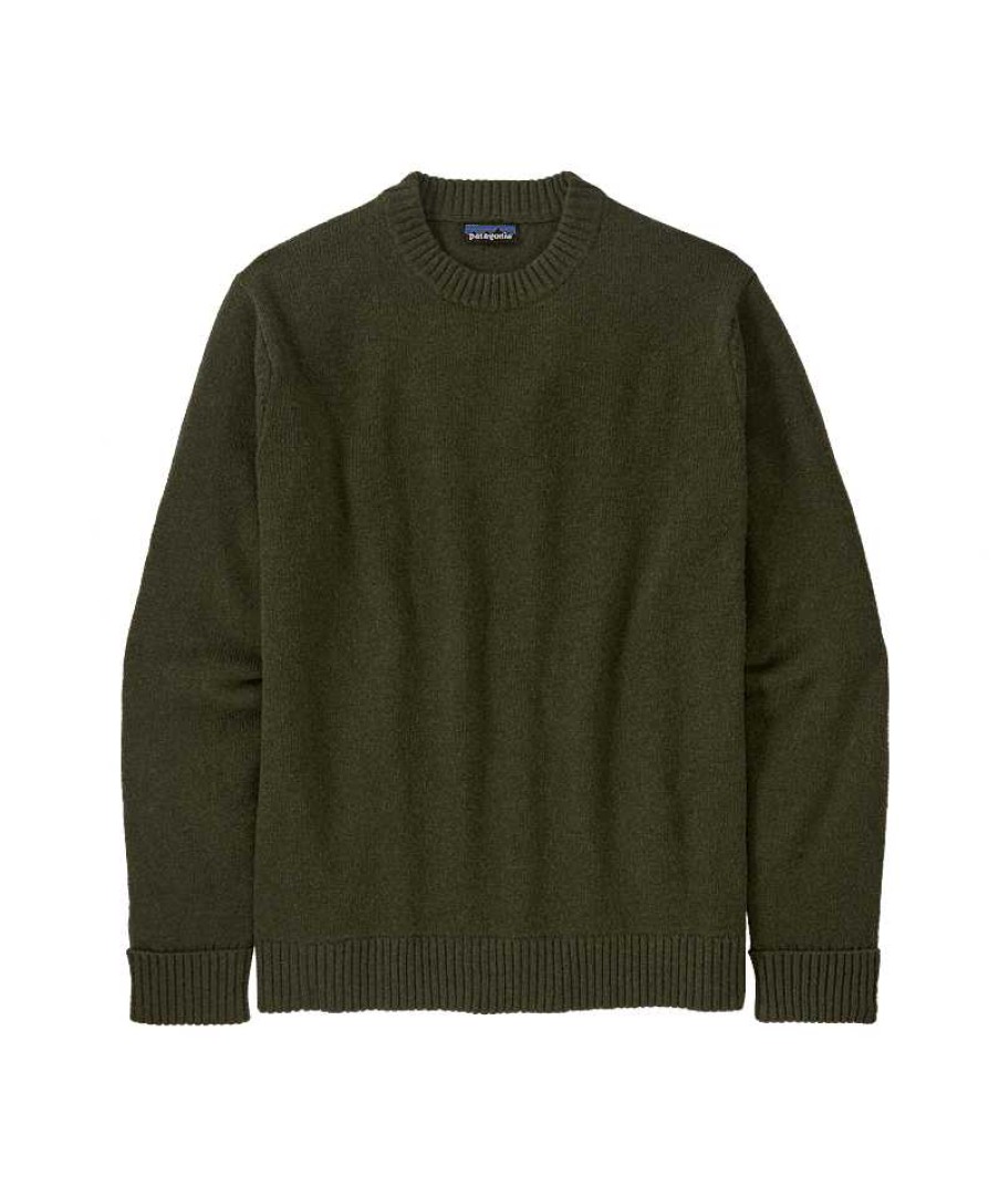 Men'S Patagonia Sweaters & Hoodies | Recycled Wool-Blend Crewneck Sweater For Men