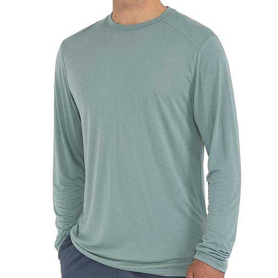 Men'S Free Fly Apparel Shirts | Bamboo Lightweight Long Sleeve Shirt For Men