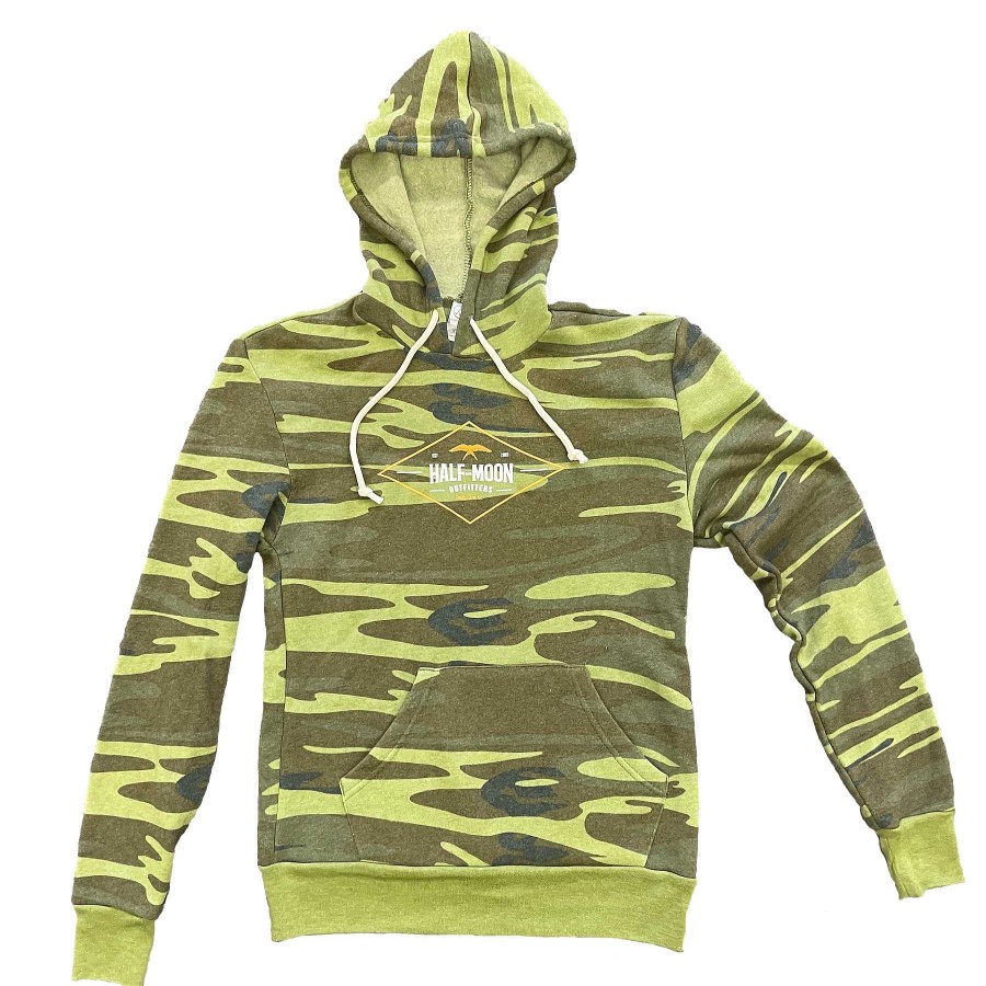 Half-Moon Collection Half-Moon Outfitters Half-Moon Apparel | Diamond Bird Eco-Fleece Pullover Hoodie - Standard Fit Camo