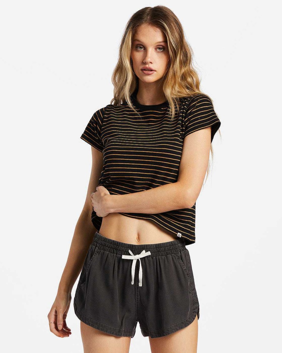 Women'S Billabong Shorts | Road Trippin Elastic Waist Shorts For Women