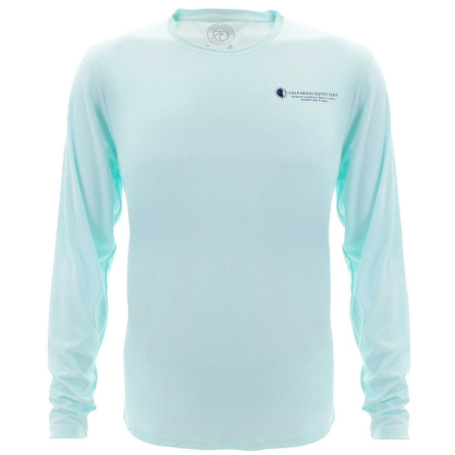 Half-Moon Collection Half-Moon Outfitters Half-Moon Apparel | Vapor Sun Protection Long Sleeve T-Shirt Seagrass