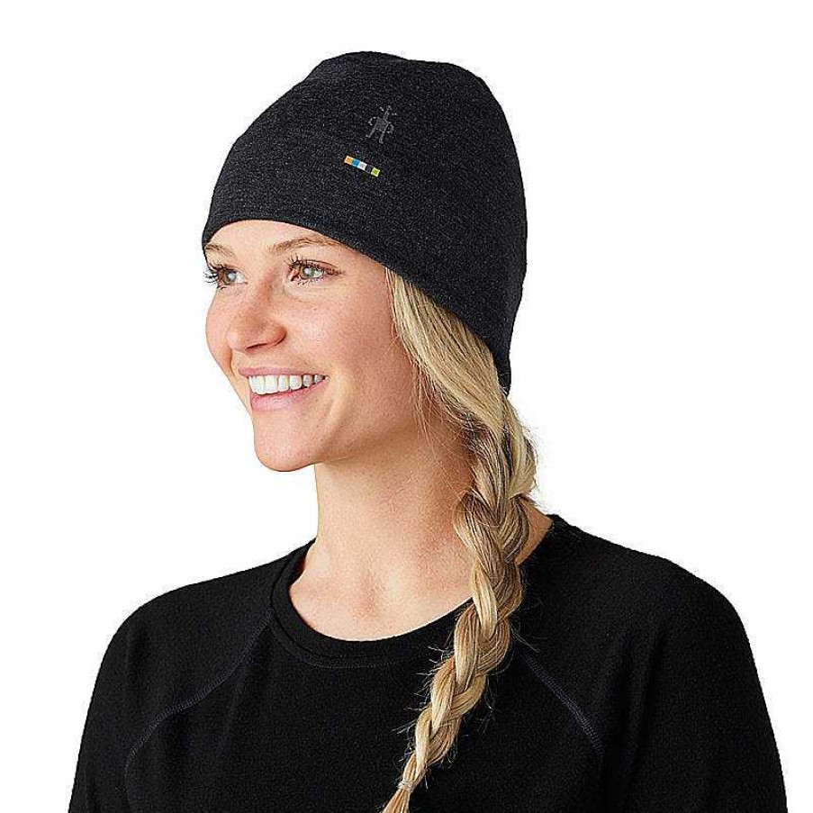 Men'S Smartwool Head & Neckwear | Thermal Merino Reversible Cuffed Beanie