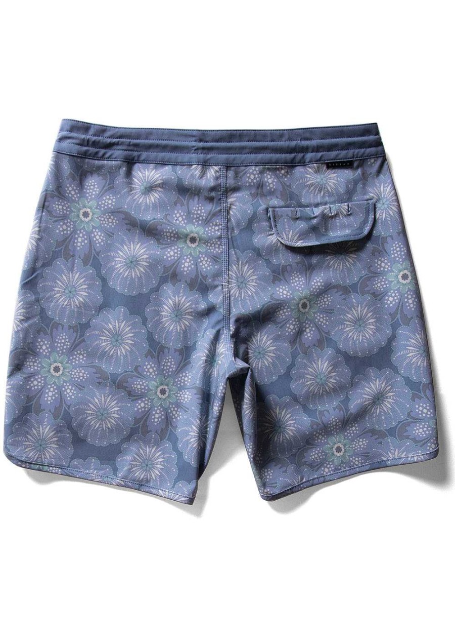 Men'S Vissla Swimwear | Kerikeri 17.5" Boardshort For Men Harbor Blue