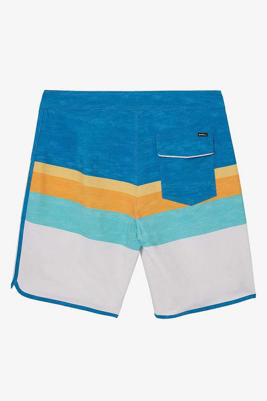 Men'S O'Neill Swimwear | Lennox Scallop 19" Boardshorts For Men Cream