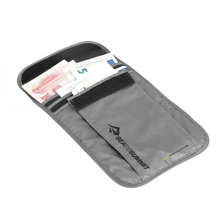 Gear Sea To Summit | Travelling Light Rfid Neck Pouch Grey