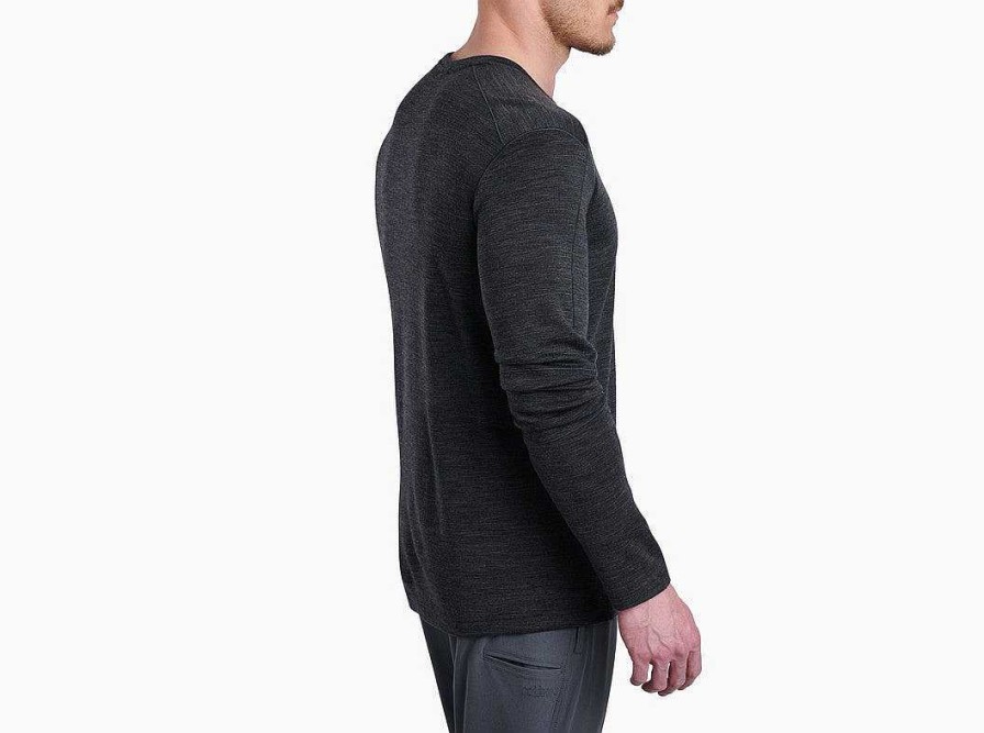 Men'S Kuhl Shirts | Invigotatr Merino Crew For Men Carbon