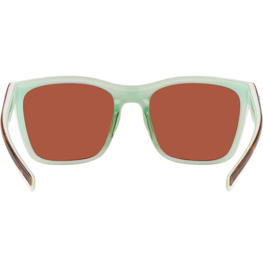 Men'S Costa Del Mar Sunglasses & Goggles | Panga Sunglasses Shiny Tortoise White Seafoam Crystal / Copper