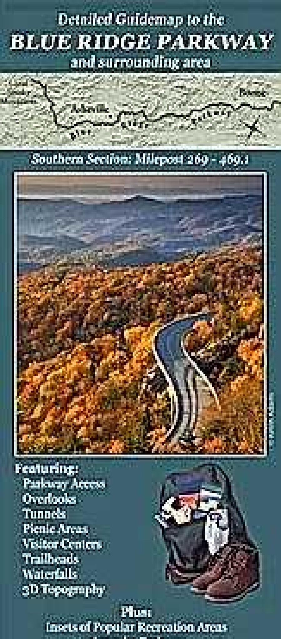 Gear Outdoor Path Publishing | Blue Ridge Parkway Southern Section Milepost 269-469.1 2Nd Edition