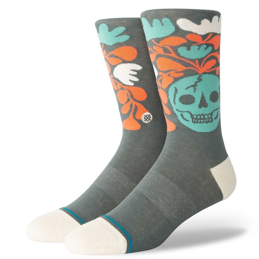 Men'S Stance Socks | Skelly Nelly Crew Socks Teal