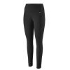 Women'S Patagonia Baselayers & Underwear | Capilene Thermal Weight Bottoms For Women Black