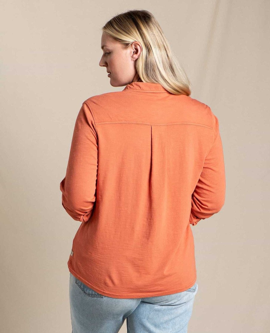 Women'S Toad&Co Shirts | Primero Long Sleeve Shirt For Women Cedar